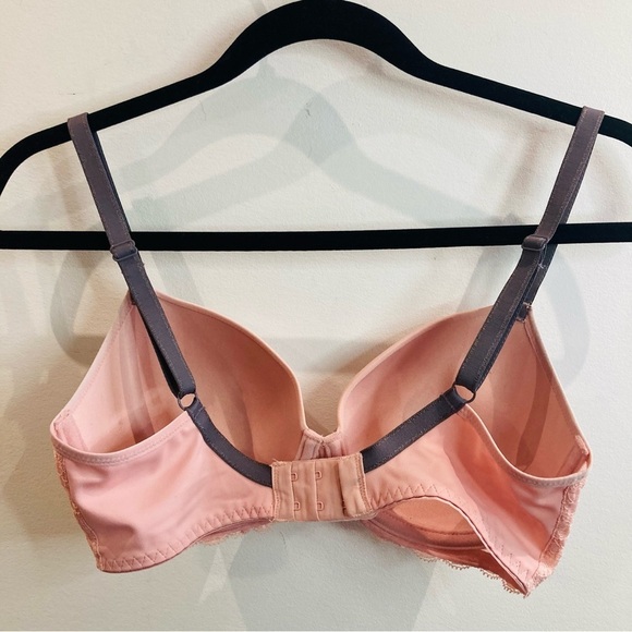 FREYA Sz 30DD Offbeat Plunge T-shirt Adjustable Strap Hook Eye Closure Bra - Picture 6 of 11